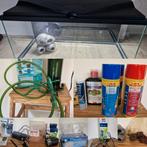 Complete 74 liter aquarium met toebehoren, Ophalen, Gebruikt, Leeg aquarium