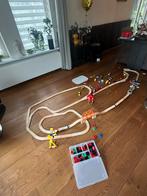 Houten Treinbaan met Accessoires, Ophalen, Gebruikt, Jongen of Meisje