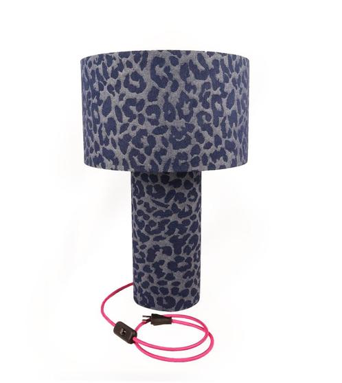 Lampenkap met voet, Huis en Inrichting, Lampen | Tafellampen, Nieuw, 50 tot 75 cm, Stof, Overige materialen, Verzenden