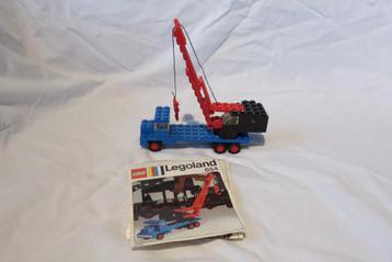 Lego legoland, set 654 crane lorry
