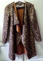 Nieuw: Blazer Velours Stretch Leopard Maat S, Kleding | Dames, Bruin, Nieuw, Ophalen of Verzenden, Jasje