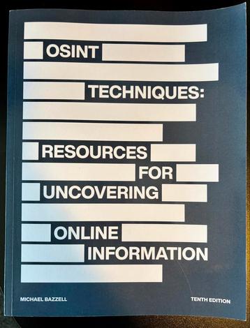 OSINT Technieken Boek - als nieuw beschikbaar voor biedingen