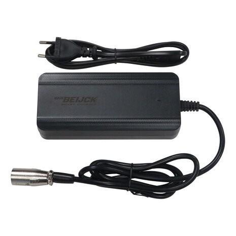 XLR 4 pins neutrik 36V 2 Ampère oplader model PMU4, Fietsen en Brommers, Fietsaccessoires | Fietsaccu's, Nieuw, Verzenden