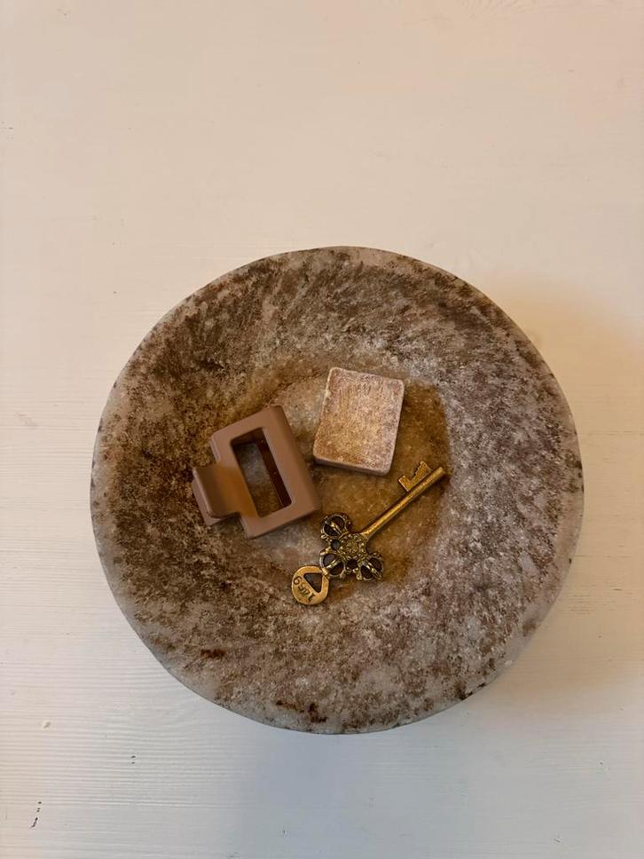 Mooie marmeren stenen schaaltjes, Huis en Inrichting, Woonaccessoires | Schalen en Manden, Rond, Ophalen of Verzenden