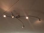 Moderne Plafondlamp met Vijf Spots, Ophalen of Verzenden, Gebruikt, Metaal, Modern