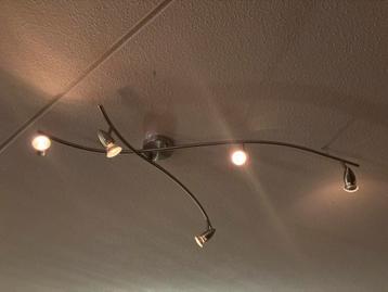 Moderne Plafondlamp met Vijf Spots beschikbaar voor biedingen