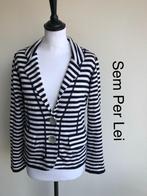 Sem Per Lei Blazer 100% katoen {mt: 38} 3151-3,5, Kleding | Dames, Maat 38/40 (M), Zwart, Ophalen of Verzenden, Zo goed als nieuw
