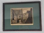 litho van Ets gevangenpoort 's-Gravenhage jaren -30, Ophalen of Verzenden