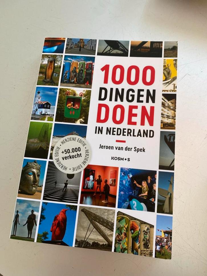 Jeroen van der Spek - 1000 dingen doen in Nederland, Boeken, Reisgidsen, Nieuw, Reisgids of -boek, Benelux, Overige merken, Ophalen of Verzenden