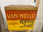 Vintage Van Nelle Blik voor Koffie en Thee, Verzamelen, Blikken, Ophalen, Gebruikt, Koffie, Van Nelle
