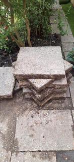 60 Grindtegels 50x50x6 is 15m2, Tuin en Terras, Tegels en Klinkers, Ophalen, Gebruikt, 10 m² of meer, Terrastegels