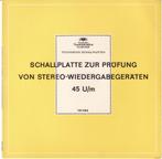 Testplaatje DGG 45 toeren 1966, Gebruikt, Overige genres, 7 inch, Ophalen of Verzenden