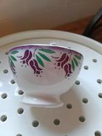 Kleine spoelkom met paars groen decor, Ophalen of Verzenden