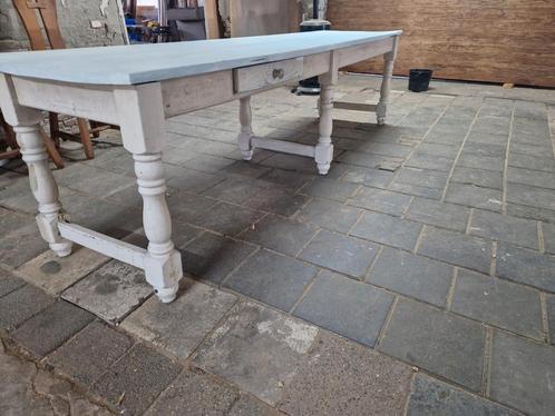 Lange Boeren Tafel - 300cm - Landelijke Stijl, Tuin en Terras, Tuintafels, Gebruikt, Rechthoekig, Ophalen