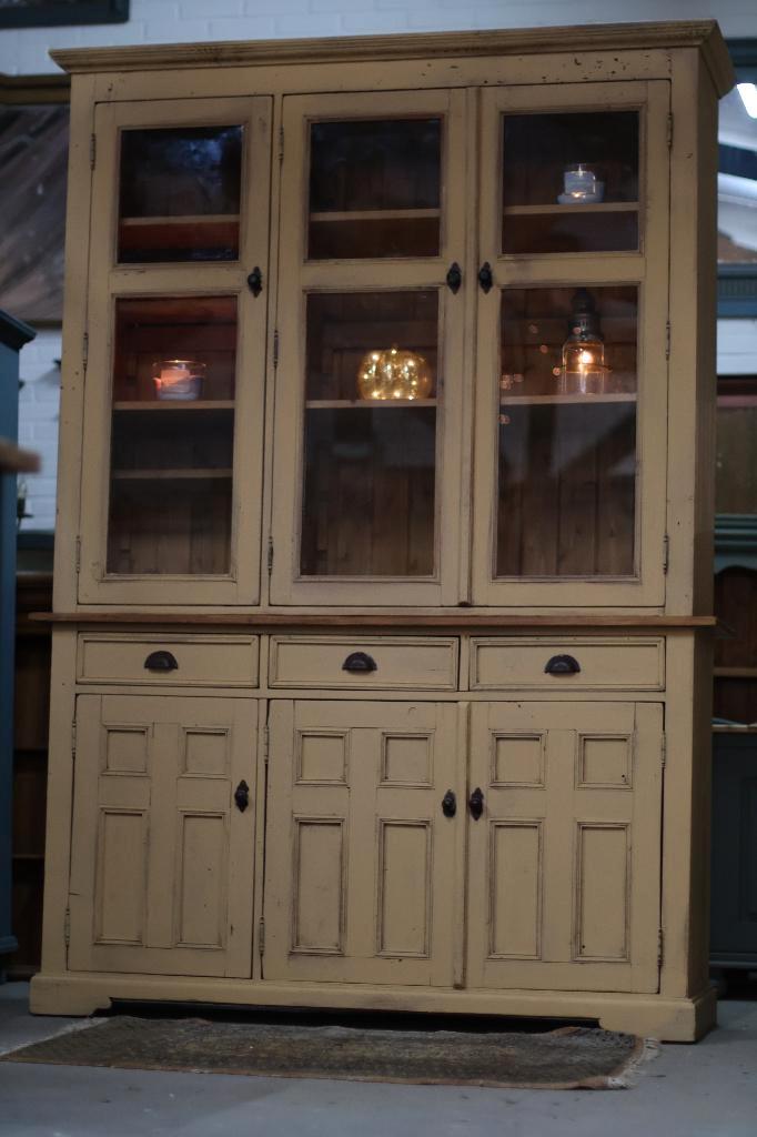 Buffetkast *cottage* landelijk vintage, Huis en Inrichting, Kasten | Vitrinekasten, Zo goed als nieuw, 200 cm of meer, 150 tot 200 cm