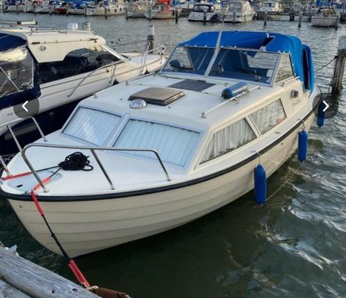 Nidelv 24 spitsgatter Polyester sloep, Watersport en Boten, Motorboten en Motorjachten, Gebruikt, Polyester, 6 tot 9 meter, Diesel