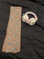 Nieuwe das/sjaal van stitch en oorwarmers poes nieuw, Meisje, Nieuw, Ophalen of Verzenden, Sjaal