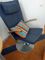 Relaxed stoelen met poef, Huis en Inrichting, Fauteuils, Ophalen, Zo goed als nieuw, 75 tot 100 cm, 50 tot 75 cm