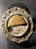 Ww2 verzet ring zeer zeldzaam zilver 1941 10 cent, Verzamelen, Verzenden, Zo goed als nieuw