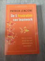 Patrick Lencioni - De 5 frustraties van teamwork, Boeken, Patrick Lencioni, Ophalen of Verzenden, Zo goed als nieuw