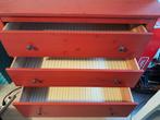 Ikea Hemnes ladekast rood, Huis en Inrichting, Kasten | Ladekasten, Ophalen, Gebruikt, 100 tot 150 cm, 3 of 4 laden