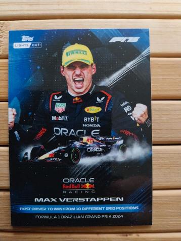 Max Verstappen Spelerskaart - F1 Braziliaanse GP 2024 beschikbaar voor biedingen