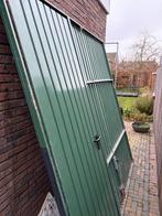 Gratis af te halen: Oude metalen garagedeur, Ophalen, Gebruikt
