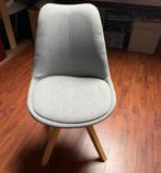 6x grijze eetkamerstoelen, Huis en Inrichting, Stoelen, Ophalen, Zo goed als nieuw, Grijs, Vijf, Zes of meer stoelen