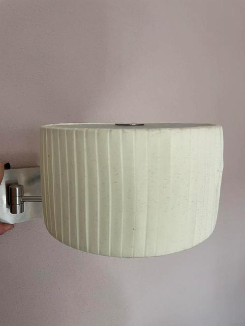 Witte wandlamp, Huis en Inrichting, Lampen | Wandlampen, Gebruikt, Metaal, Ophalen