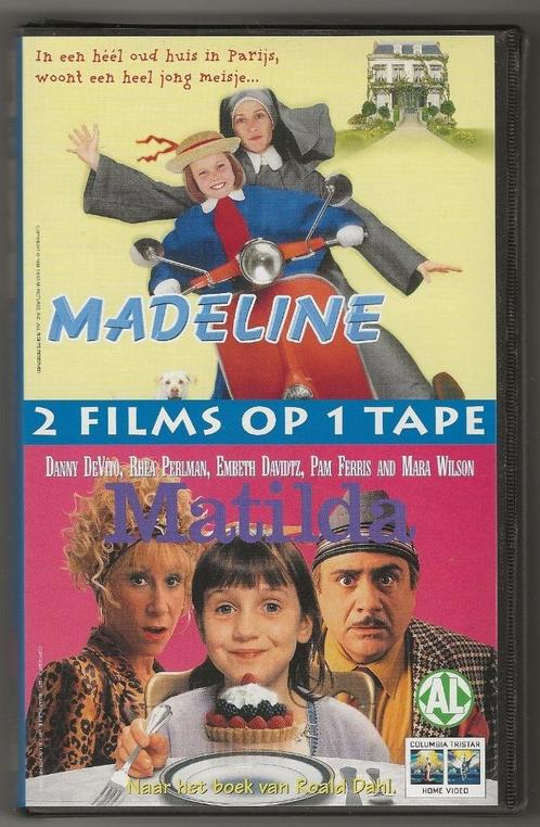 Madeline & Matilda - 2 films op 1 tape, Cd's en Dvd's, VHS | Film, Zo goed als nieuw, Komedie, Alle leeftijden, Ophalen