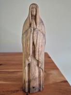 Antiek Handgesneden Maria beeld, Ophalen of Verzenden