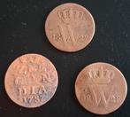 Oude munten : 1 Zeelandia Duit, 1 cent 1822 en1828, Ophalen of Verzenden, Koning Willem I, Overige waardes, Losse munt