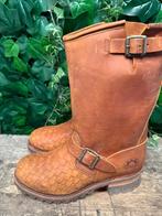 geweldig mooie vintage retro biker boots van Sendra maat 41, Bruin, Ophalen of Verzenden, Zo goed als nieuw, Sendra
