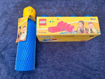 Lego broodtrommel en drinkfles kleur blauw. Nieuw beschikbaar voor biedingen