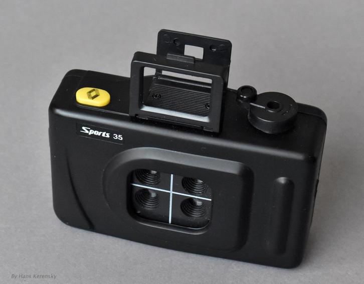 Action Tracker Sports 35, analoge 4 lensen camera, Audio, Tv en Foto, Fotocamera's Analoog, Zo goed als nieuw, Compact, Overige Merken