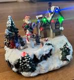 Kerst ornament, mini dorpje met draai plateau, Diversen, Kerst, Ophalen of Verzenden, Zo goed als nieuw