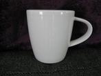 beker met oor / mok, New York, Blokker, roomwit, off white, Ophalen of Verzenden, Zo goed als nieuw, Effen, Kop(pen) en/of Schotel(s)