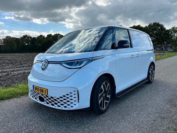 Volkswagen Id.buzz Cargo 77kWh 204pk L1h1 2022 Wit Vol, Auto's, Bestelauto's, Particulier, ABS, Achteruitrijcamera, Adaptieve lichten
