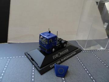 059 herpa daf 95 euromaster 2-as trekker 1:87 truck trein beschikbaar voor biedingen