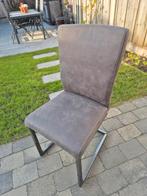 4 nette eetkamerstoelen, Huis en Inrichting, Stoelen, Ophalen, Zo goed als nieuw, Leer, Vier