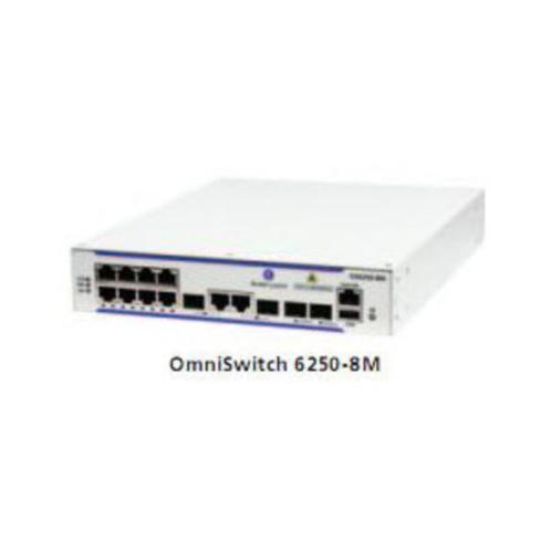 Alcatel Lucent OmniSwitch 8-poorts OS6250-8M, Computers en Software, Netwerk switches, Gebruikt, Verzenden