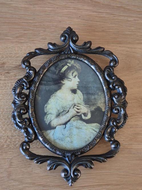 Schilderijtje Age of Innocence in barok lijstje, Antiek en Kunst, Kunst | Schilderijen | Klassiek, Ophalen of Verzenden