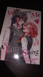 Whisper Me A Love Song Vol. 1 - Eku Takeshima - Manga, Eén stripboek, Ophalen of Verzenden, Zo goed als nieuw, Eku Takeshima