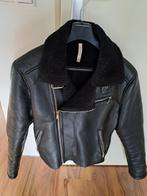 Winterjas Leather look - Maat: L, Kleding | Heren, Maat 52/54 (L), Zara, Zwart, Ophalen of Verzenden