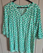 Top/Bloesje Groen/Wit - Maat 48, Ophalen of Verzenden, Zo goed als nieuw, Maat 46/48 (XL) of groter, Groen