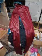 Rode leren look broek  - Maat xl, Maat 38/40 (M), Ophalen of Verzenden, Lang, Gedragen