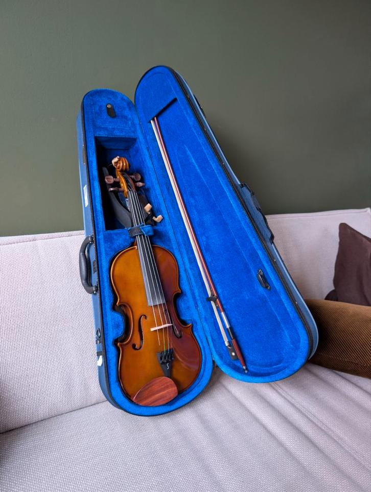 Stentor Student I (4/4) Vioolset + Wolf Schoudersteun, Muziek en Instrumenten, Strijkinstrumenten | Violen en Altviolen, Zo goed als nieuw