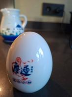 Porseleinen chinese ei wit met teken, Ophalen of Verzenden