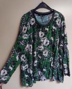 Frapp Shirt lange mouwen groen bloemen mt 50, Ophalen of Verzenden, Zo goed als nieuw, Groen, Trui of Vest