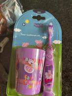 Timer tandenborstel Met beker set peppa pig, Ophalen of Verzenden, Nieuw
